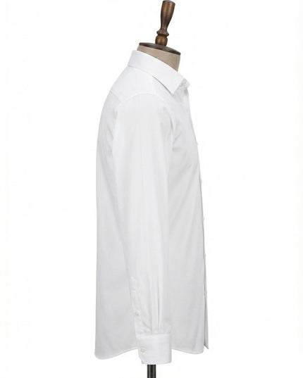 White shirt on a mannequin against a white background