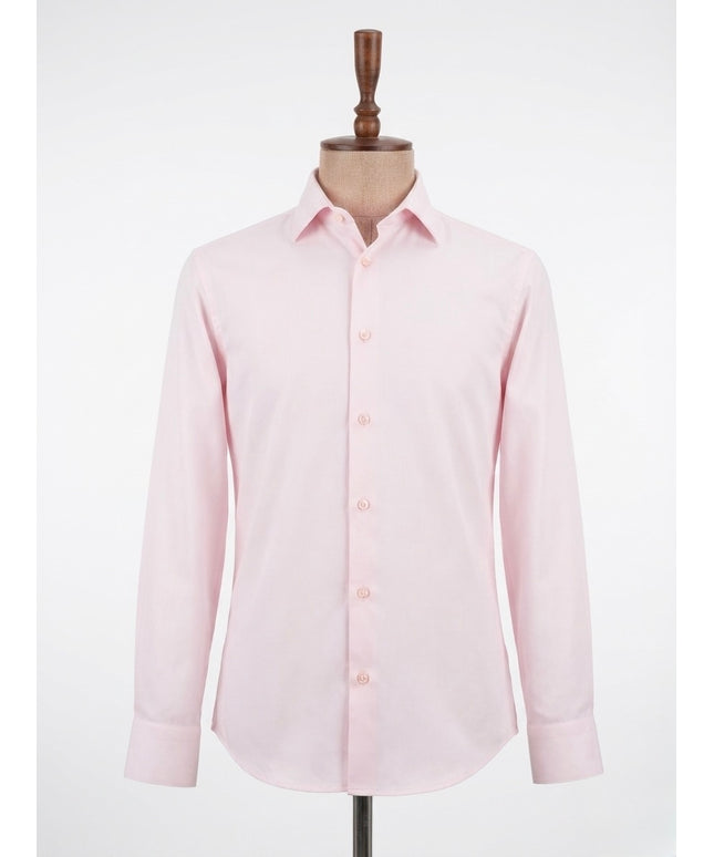 Men’s Tailored Slim-Fit Dress Shirt – Soft Pink
