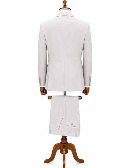 The Tailored Light Grey Three-Piece Suit